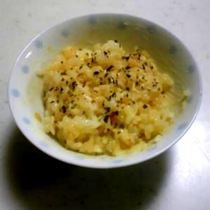 レンジで簡単チーズリゾット!